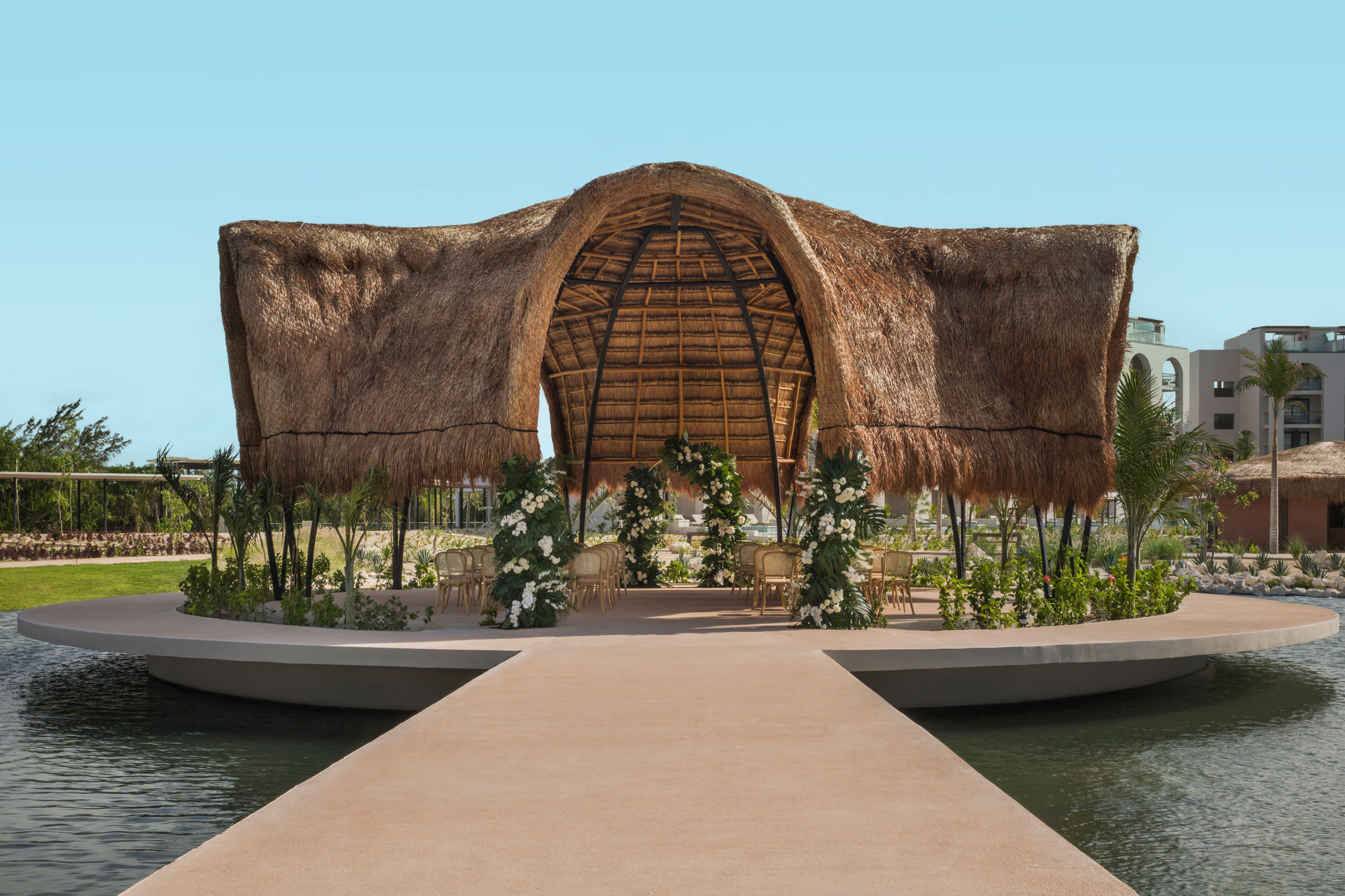 The Gazebo at Excellence Coral Playa Mujeres, where the ceremony takes place